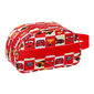 Mokyklinis higienos reikmenų krepšys Cars Let's race, raudonas kaina ir informacija | Kuprinės mokyklai, sportiniai maišeliai | pigu.lt