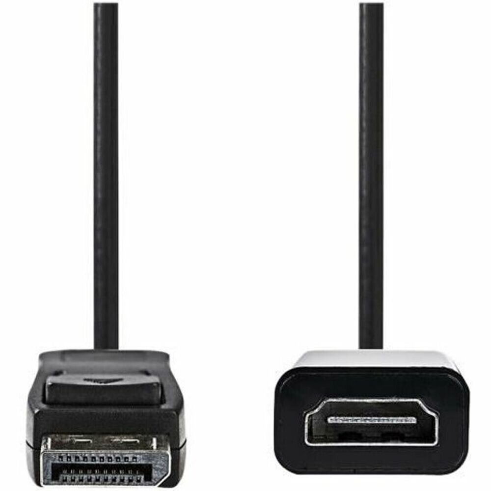 Nedis Kabelis DisplayPort į HDMI CCGP37150BK02 20 cm kaina ir informacija | Kabeliai ir laidai | pigu.lt