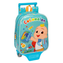 Школьный рюкзак с колесиками CoComelon Back to class Светло Синий (22 x 27 x 10 cm) цена и информация | Школьные рюкзаки, спортивные сумки | pigu.lt