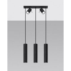 Pendant lamp RING 3 black BITTERSWEET SHIMMER SL.1099 цена и информация | Люстры | pigu.lt