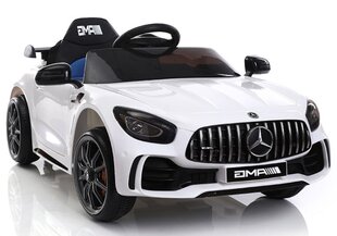 Vaikiškas elektromobilis Mercedes GTR, baltas kaina ir informacija | Elektromobiliai vaikams | pigu.lt