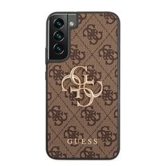 Guess PU 4G Metal Logo Case for Samsung Galaxy S23+ Brown цена и информация | Чехлы для телефонов | pigu.lt