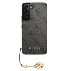 Guess 4G Charms Case skirtas Samsung Galaxy S23+, pilkas kaina ir informacija | Telefono dėklai | pigu.lt