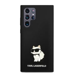 Karl Lagerfeld Liquid Silicone Choupette NFT Case skirtas Samsung Galaxy S23 Ultra, juodas kaina ir informacija | Telefono dėklai | pigu.lt