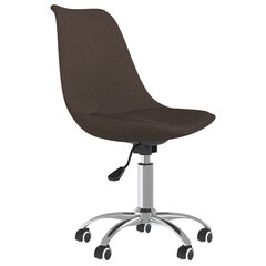 Pasukama biuro kėdė vidaXL, tamsiai ruda kaina ir informacija | Biuro kėdės | pigu.lt