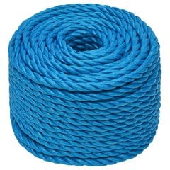 Mėlyna darbo virvė, 14mm, 25m kaina ir informacija | Sodo įrankiai | pigu.lt