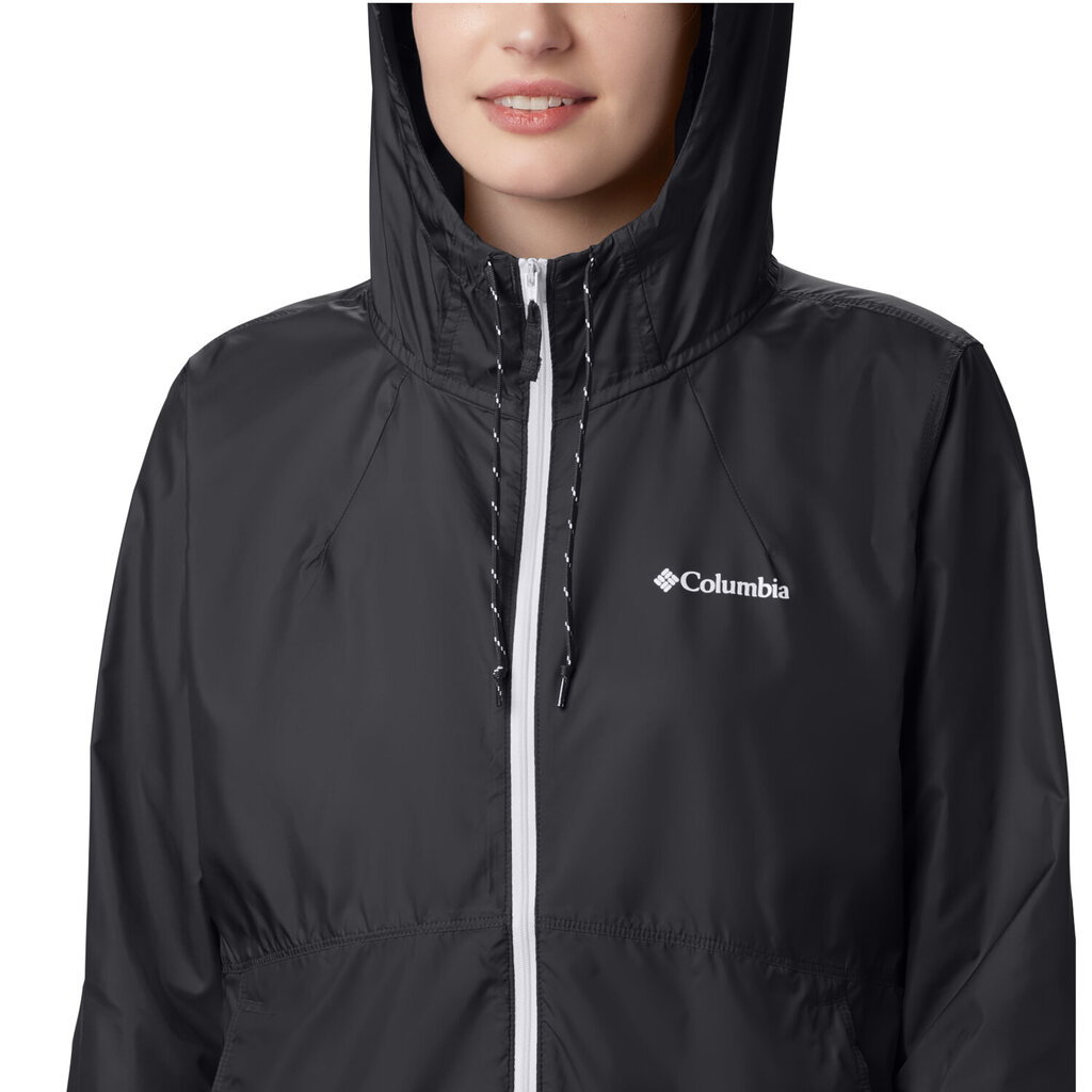 Striukė moterims Columbia Flash Forward Windbreaker, juoda цена и информация | Striukės moterims | pigu.lt