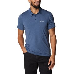 Columbia Tech Trail Polo Shirt, men's polo shirts , синий цена и информация | Футболка мужская | pigu.lt