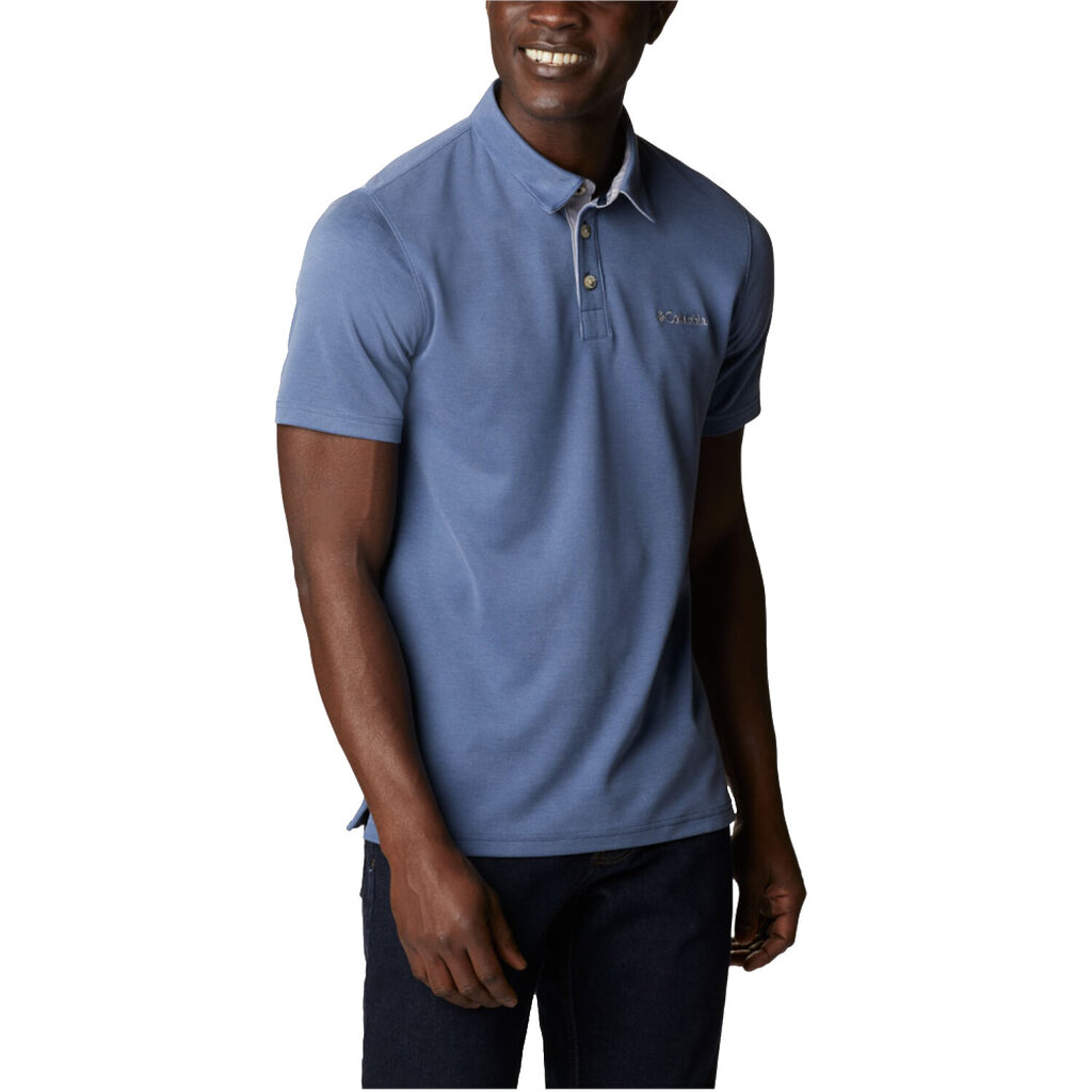 Polo marškinėliai vyrams Columbia, mėlyni kaina ir informacija | Vyriški marškinėliai | pigu.lt