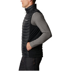 Columbia Powder Pass Vest, men's tank tops, черный цена и информация | Мужские жилетки | pigu.lt