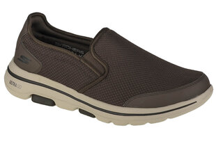 Sportiniai batai vyrams Skechers Go Walk 5 Delco, žali kaina ir informacija | Kedai vyrams | pigu.lt