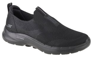 Sportiniai batai vyrams Skechers Go Walk 6, juodi kaina ir informacija | Kedai vyrams | pigu.lt