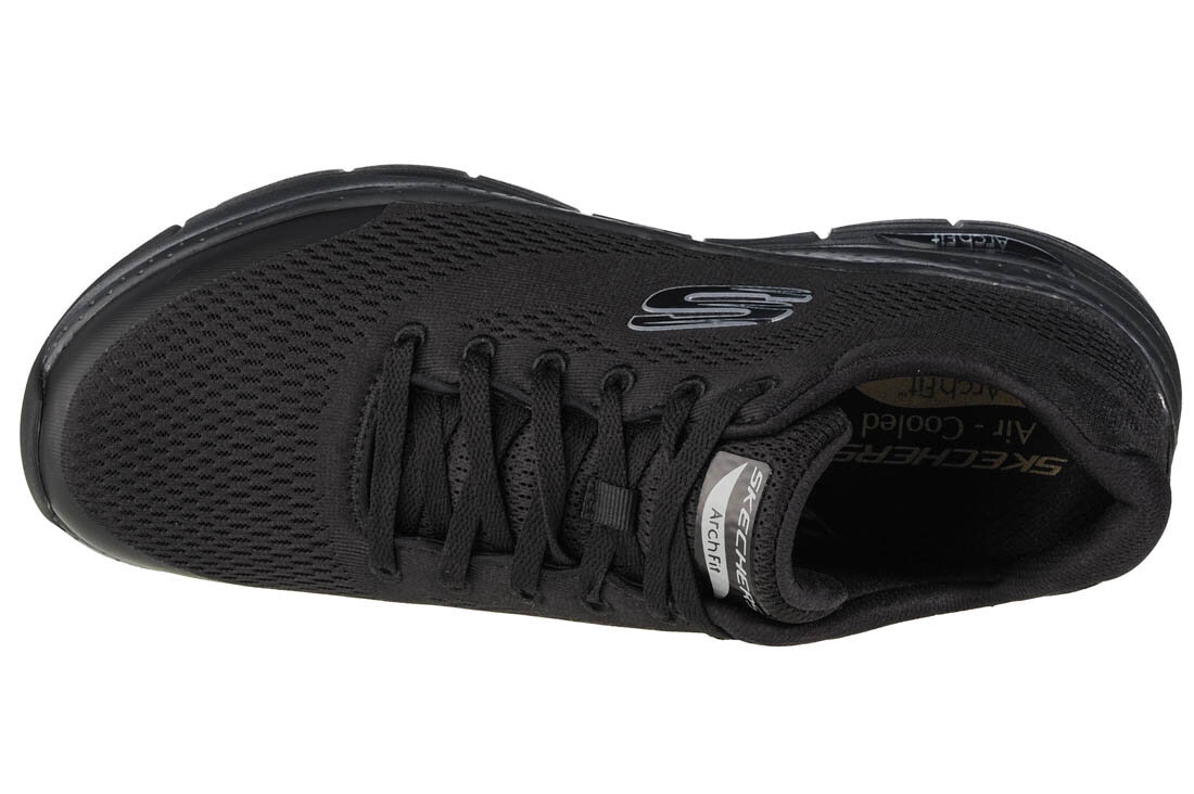 Sportiniai batai vyrams Skechers Arch Fit, juodi kaina ir informacija | Kedai vyrams | pigu.lt