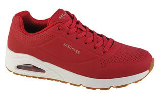 Sportiniai batai vyrams Skechers Uno Stand on Air, raudoni kaina ir informacija | Kedai vyrams | pigu.lt