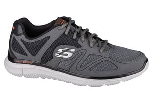 Sportiniai batai vyrams Skechers Satisfaction Flash Point, pilki kaina ir informacija | Kedai vyrams | pigu.lt