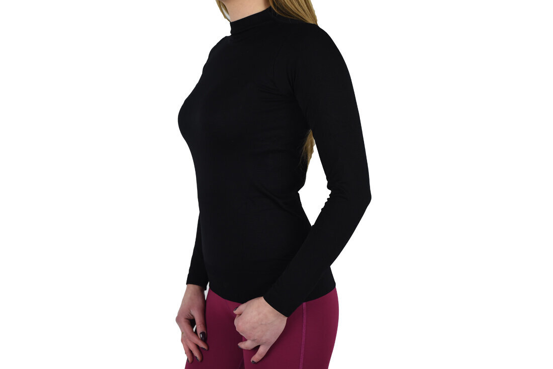 Marškinėliai moterims GymHero Seamless, juodi kaina ir informacija | Sportinė apranga moterims | pigu.lt