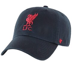 47 Brand EPL FC Liverpool Clean Up Cap, men's baseball caps , темно-синий цена и информация | Мужские шарфы, шапки, перчатки | pigu.lt