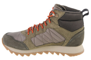Merrell Alpine Sneaker Mid PLR WP 2, Мужская треккинговая обувь, зеленый цена и информация | Мужские ботинки | pigu.lt