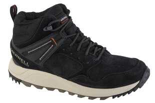 Sportiniai batai vyrams Merrell Wildwood Sneaker Mid WP, juodi kaina ir informacija | Kedai vyrams | pigu.lt