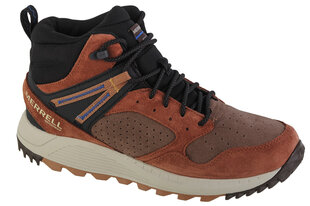 Merrell Wildwood Sneaker Mid WP, Мужские зимние ботинки, коричневый цена и информация | Кроссовки мужские | pigu.lt