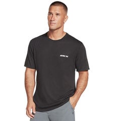 Skechers Dri-Release SKX Tee, Men's t-shirts, черный цена и информация | Мужские футболки | pigu.lt