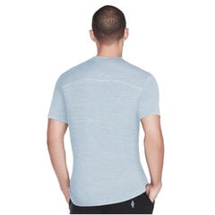 Marškinėliai vyrams Skechers, mėlyni kaina ir informacija | Vyriški marškinėliai | pigu.lt