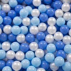 Складной туннель со 100 шариками Selonis, серо-голубой: голубой/синий/жемчужный цена и информация | Игрушки для малышей | pigu.lt