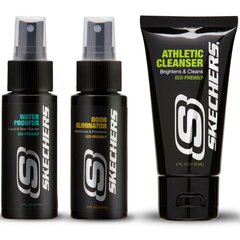 Skechers Athletic Care Kit, Unisex footwear cosmetics, бесцветный цена и информация | Средства для ухода за одеждой и обувью | pigu.lt