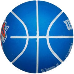 Wilson NBA Dribbler New York Knicks Mini krepšinio kamuolys, 6cm dydžio kaina ir informacija | Krepšinio kamuoliai | pigu.lt