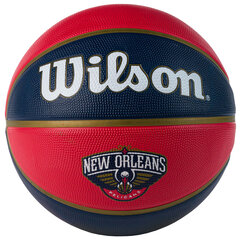 Wilson New Orleans Pelicans, krepšinio kamuolys, dydis 7 kaina ir informacija | Krepšinio kamuoliai | pigu.lt
