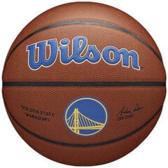Wilson Team Alliance Golden State Warriors Ball, unisex basketball balls , коричневый цена и информация | Баскетбольные мячи | pigu.lt