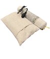 Ortopedinė masažo pagalvė, smėlio spalvos
