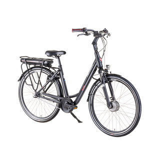 Elektrinis miesto dviratis Devron 28124 28”, 490mm, pilkas цена и информация | Elektriniai dviračiai | pigu.lt