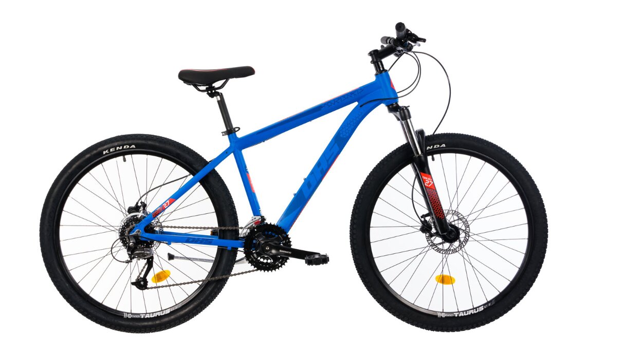 Kalnų dviratis DHS Teranna 2727 27.5", mėlynas kaina ir informacija | Dviračiai | pigu.lt