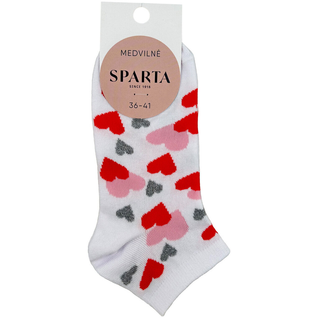 Medvilninės kojinės moterims Sparta, baltos kaina ir informacija | Moteriškos kojinės | pigu.lt