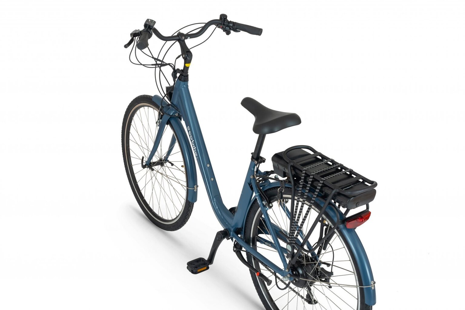 Elektrinis dviratis Ecobike Basic 8,7 Ah Greenway, mėlynas kaina ir informacija | Elektriniai dviračiai | pigu.lt