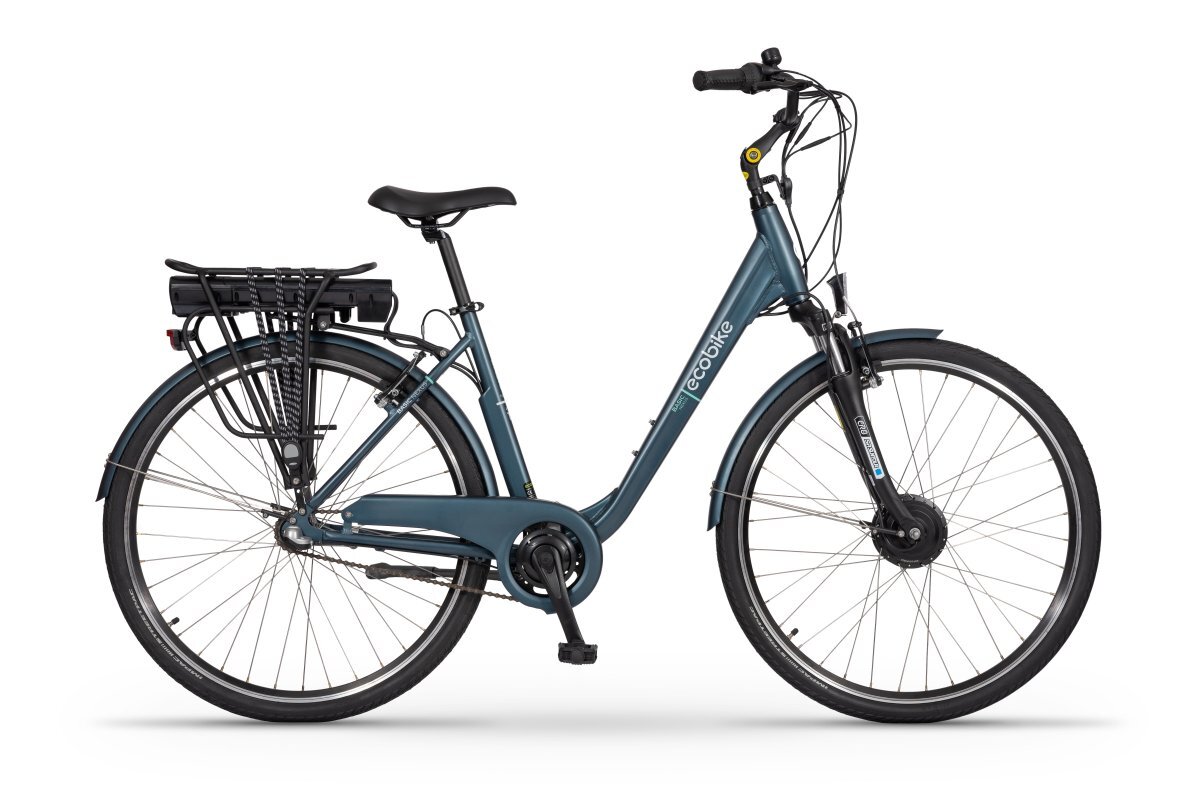 Elektrinis dviratis Ecobike Basic Nexus 11,6 Ah Greenway, mėlynas kaina ir informacija | Elektriniai dviračiai | pigu.lt