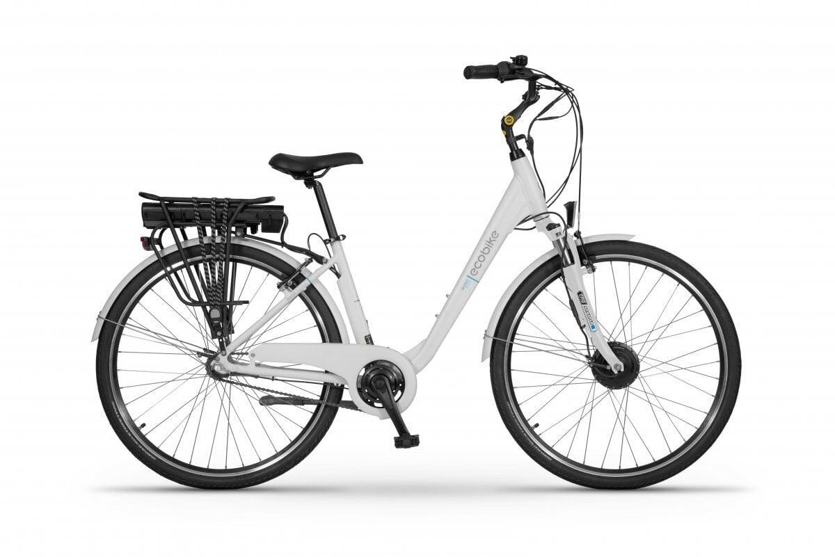 Elektrinis dviratis Ecobike Basic Nexus 8,7 Ah Greenway, baltas kaina ir informacija | Elektriniai dviračiai | pigu.lt