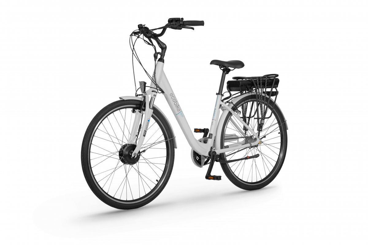 Elektrinis dviratis Ecobike Basic Nexus 17,5 Ah LG, baltas цена и информация | Elektriniai dviračiai | pigu.lt