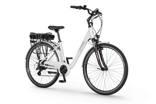 Elektrinis dviratis Ecobike Traffic 14,5 Ah Greenway, baltas kaina ir informacija | Elektriniai dviračiai | pigu.lt