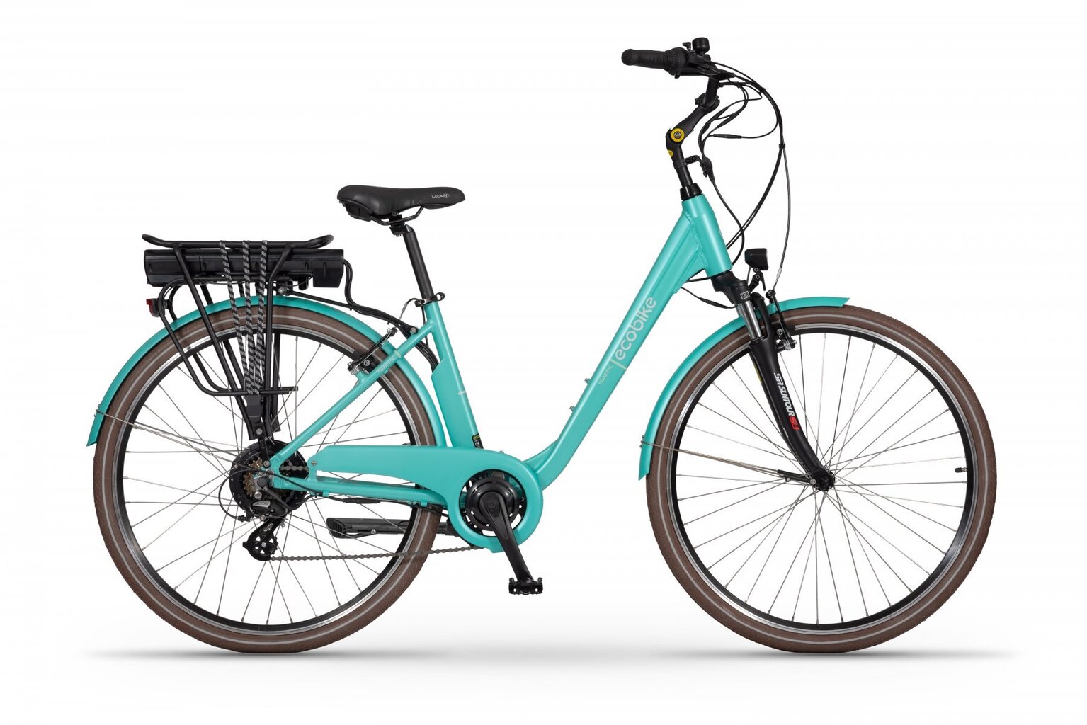 Elektrinis dviratis Ecobike Traffic 11,6 Ah Greenway, mėlynas цена и информация | Elektriniai dviračiai | pigu.lt