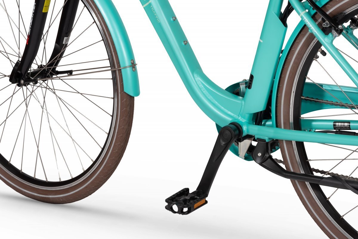 Elektrinis dviratis Ecobike Traffic 11,6 Ah Greenway, mėlynas цена и информация | Elektriniai dviračiai | pigu.lt