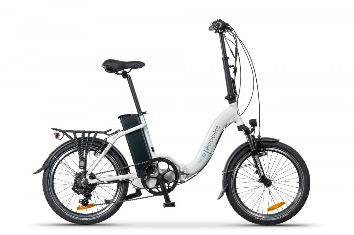 Elektrinis dviratis Ecobike Even 17 Ah LG, baltas kaina ir informacija | Elektriniai dviračiai | pigu.lt