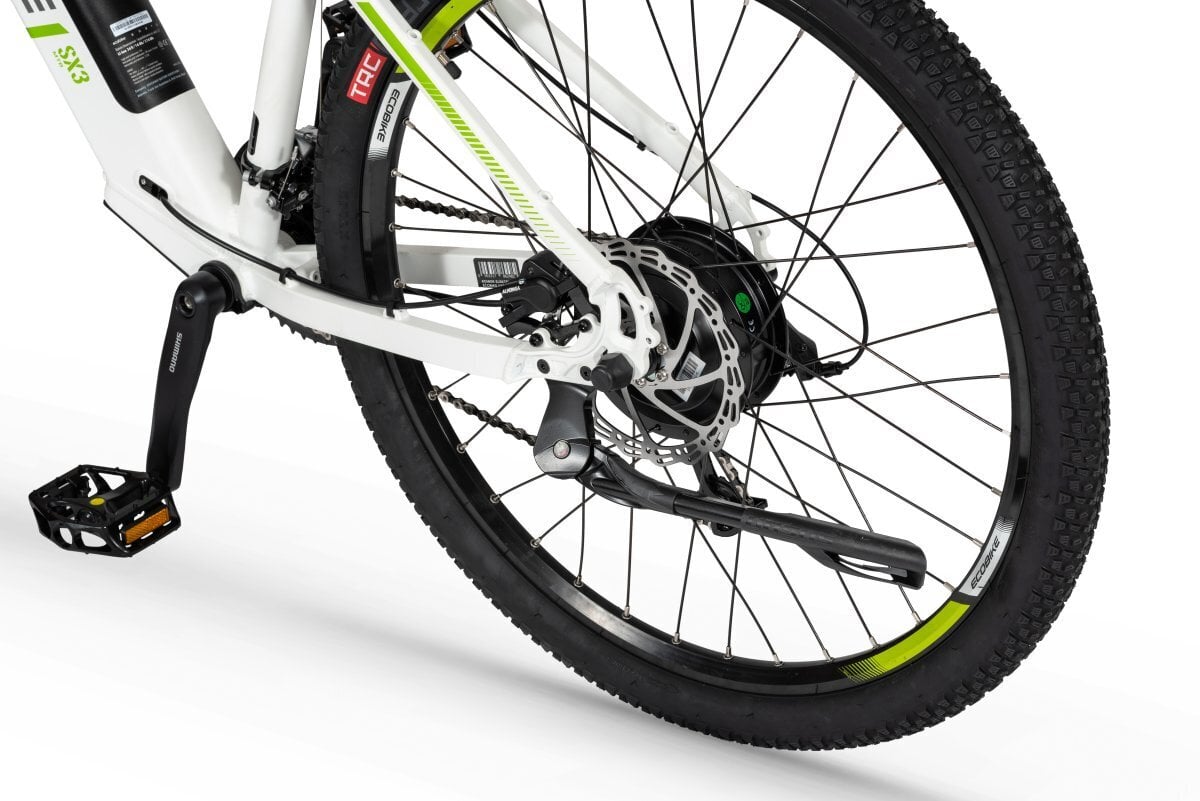 Elektrinis dviratis Ecobike SX3 13 Ah Greenway, baltas kaina ir informacija | Elektriniai dviračiai | pigu.lt
