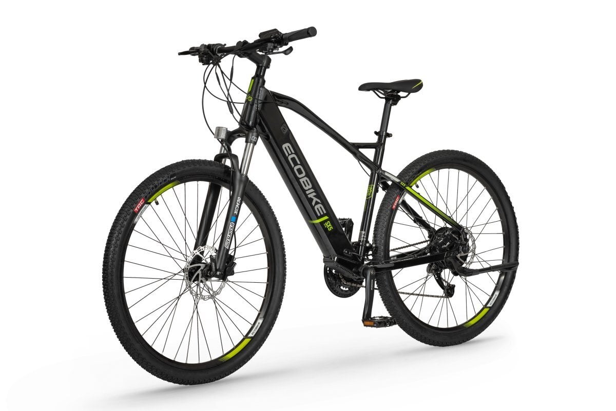 Elektrinis dviratis Ecobike SX5 17,5 Ah LG, juodas kaina ir informacija | Elektriniai dviračiai | pigu.lt