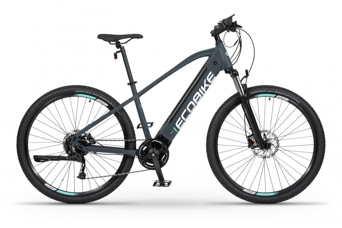 Elektrinis dviratis Ecobike SX300 14 Ah, pilkas kaina ir informacija | Elektriniai dviračiai | pigu.lt