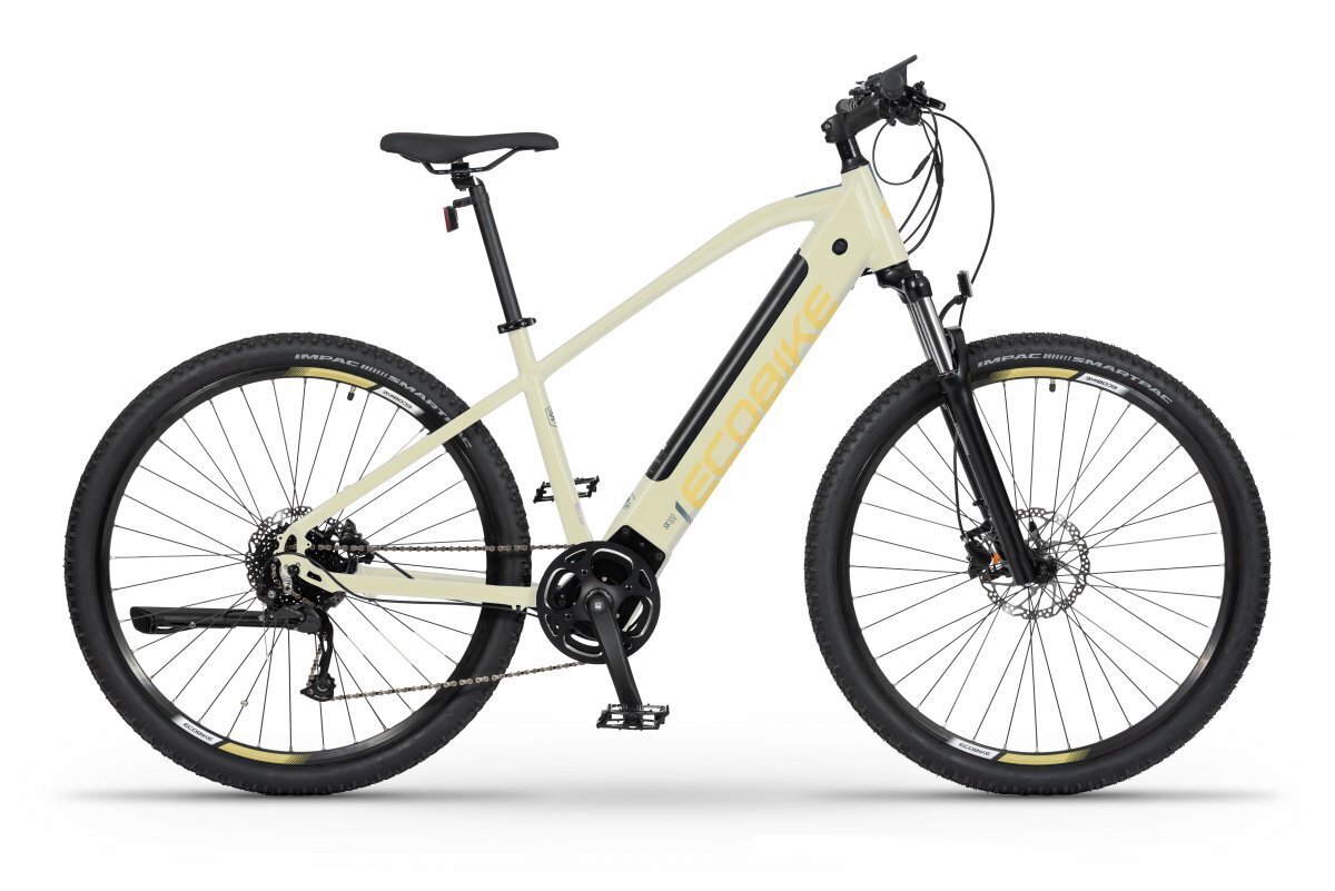 Elektrinis dviratis Ecobike SX300 11,6 Ah Greenway, geltonas kaina ir informacija | Elektriniai dviračiai | pigu.lt
