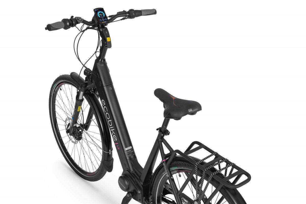 Elektrinis dviratis Ecobike LX 19" 11,6 Ah Greenway, juodas цена и информация | Elektriniai dviračiai | pigu.lt