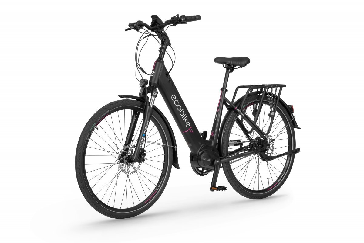 Elektrinis dviratis Ecobike LX 21" 11,6 Ah Greenway, juodas цена и информация | Elektriniai dviračiai | pigu.lt