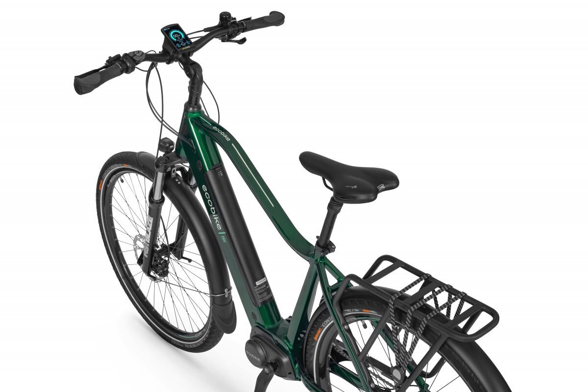 Elektrinis dviratis Ecobike MX 300 14 Ah LG, žalias цена и информация | Elektriniai dviračiai | pigu.lt